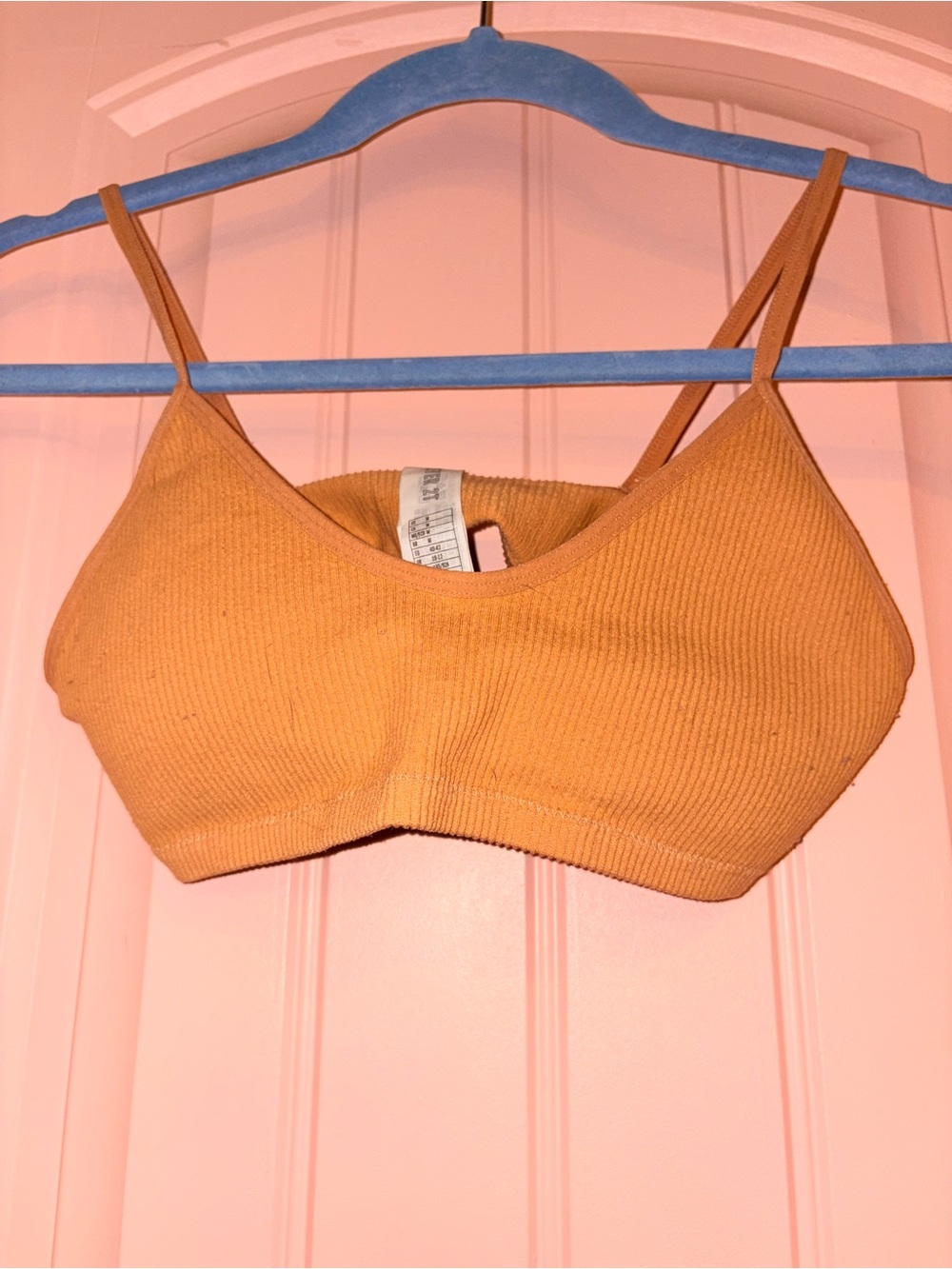 Forever 21 Ribbed Bralette in Burnt Orange